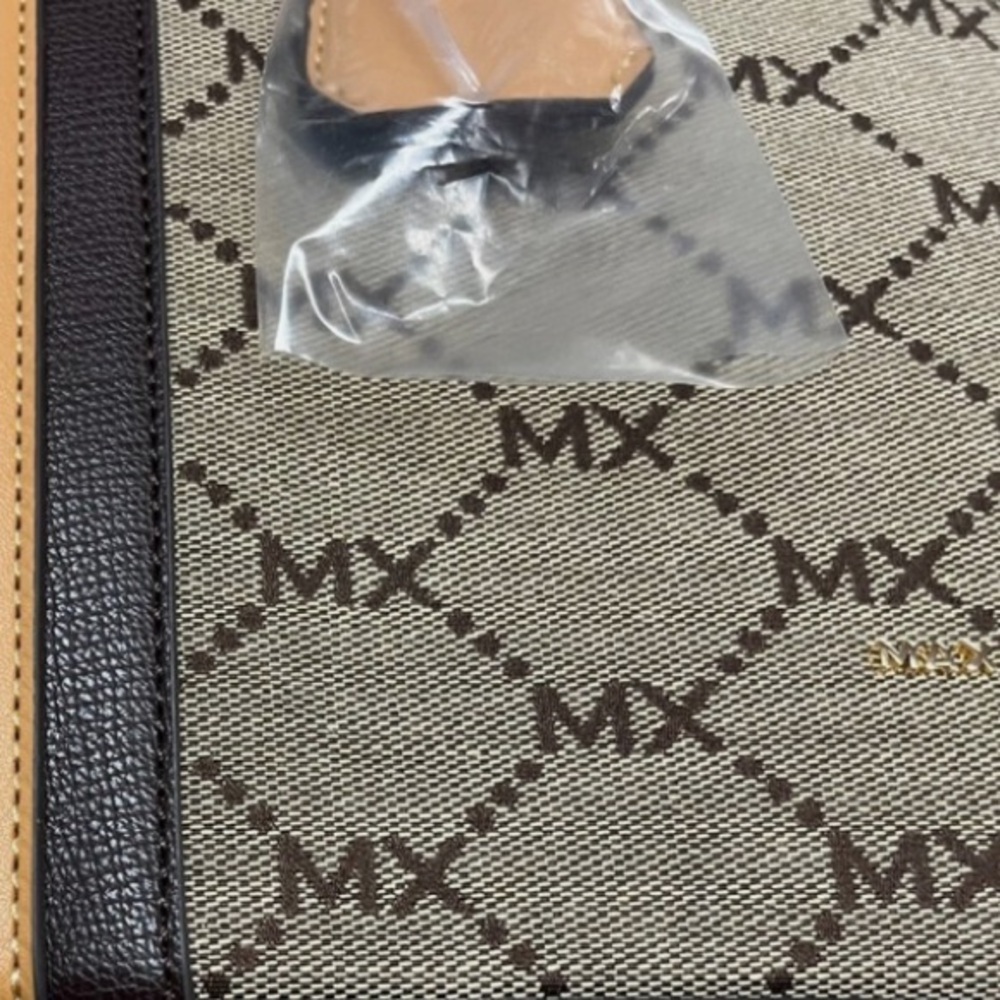 Max Studio Signature Woven Jacquard Collection Double Handled Tote - Picture 4 of 8
